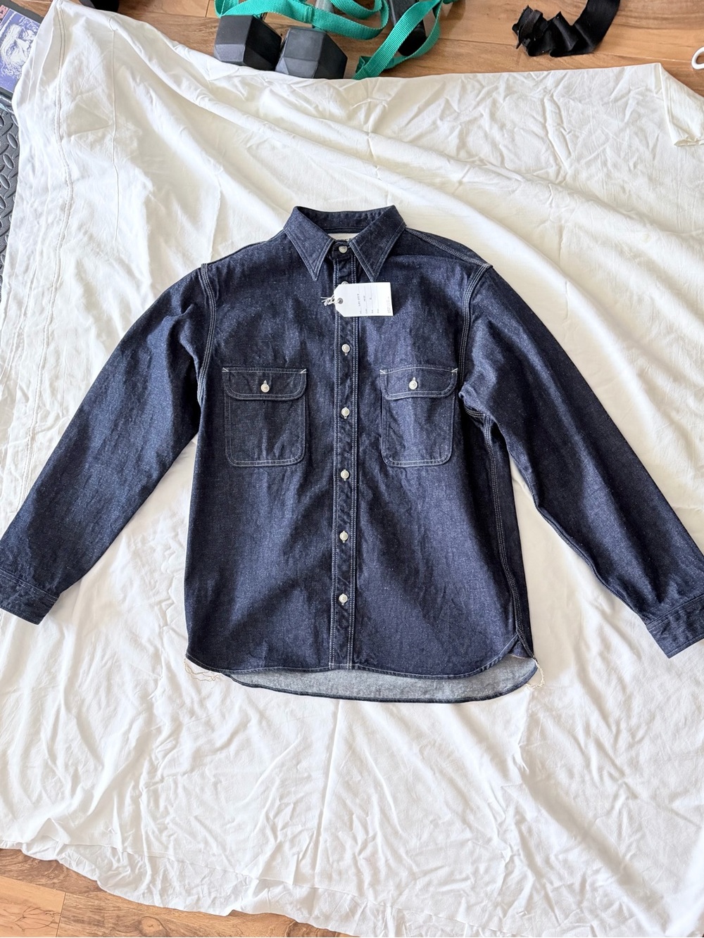 Samurai
Japanese Cotton 10oz Denim Shirt - Indigo